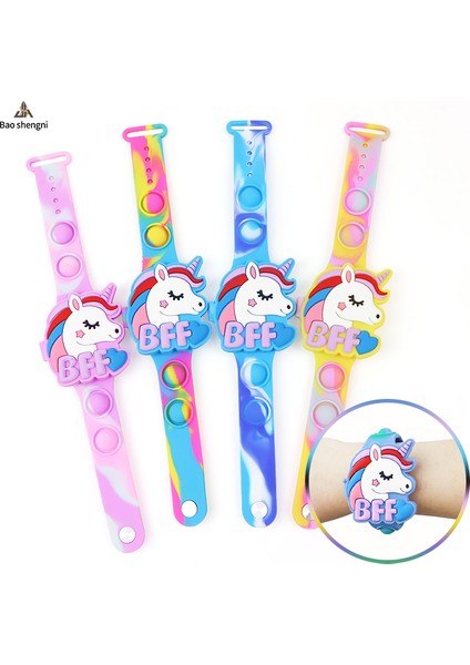 Stil 4 Çocuk Saatleri ve Oyuncakları Bsn Çocuk Spor Izle Karikatür Unicorn Silikon LED Izle Dokunmatik Ekran Çocuk Reloj Çocuk LED Dijital Oyuncaklar Saatler (Yurt Dışından) modelleri