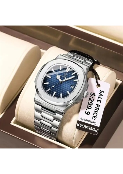 PDG613-6 Marka Kuvars Izle Erkekler Spor Saatler Erkek Bilek Saati Relogio Masculino Poedagar 613 Adam Lüks Için 2023 Yılında En Iyi Izle (Yurt Dışından) fırsatları