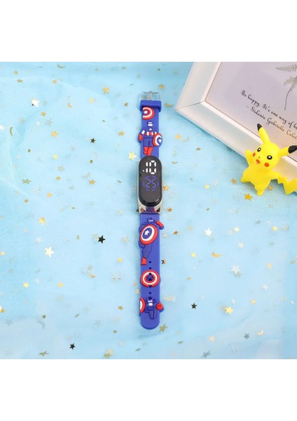 11 Karikatür Yeni Çocuk 3D Karikatür Hayvanlar Izle LED Saatler Çocuklar Bilezik Çocuk Çocuk Dokunmatik Ekran Reloj Dijital Saat (Yurt Dışından)