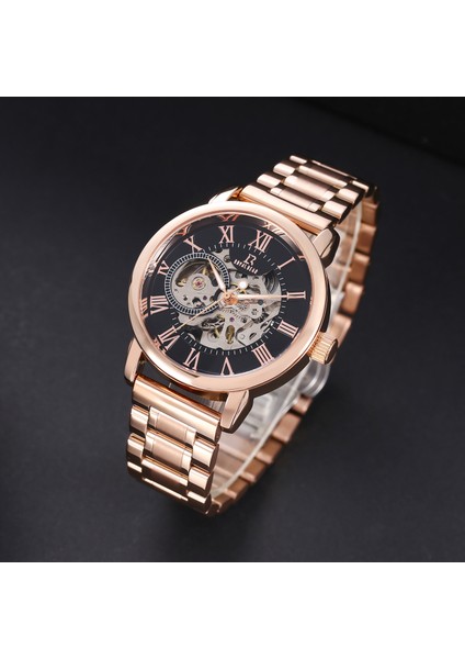 RB-611-2 Odm Saatler Orijinal Tasarım Izle Çift Volan Otomatik Mekanik Saat Moda Rahat Iş Erkek Saat (Yurt Dışından) fırsatları