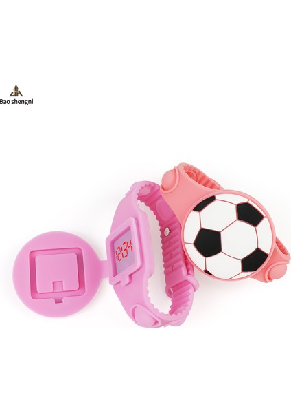 Sarı Saat & Dijital & Karikatür Futbol Şekli Çocuklar Için Silikon LED Dijital Saat Öğrenme Süresi Karikatür Çocuklar Çocuklar Için Dijital LED Saat (Yurt Dışından) fırsatları