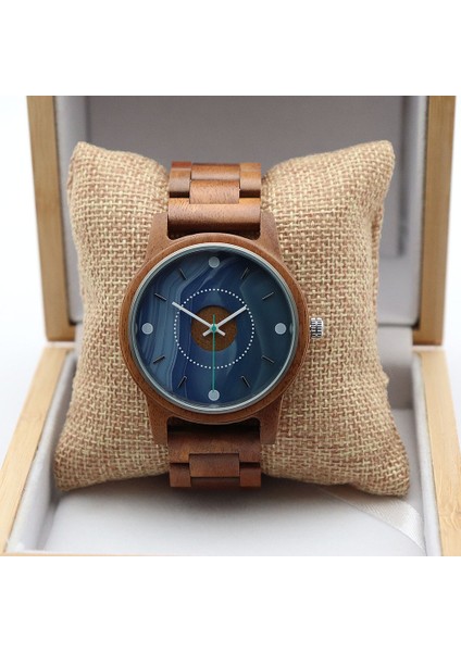Ceviz Ahşap Ahşap Özel Logo Ahşap Izle Kaliteli Ahşap Kuvars Izle Minimal Tasarım Ahşap Kol Saati Erkekler (Yurt Dışından)
