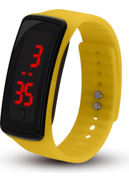 02 Çocuk Izle Öğrencinin Ikinci Nesil El Halkası LED Elektronik Saat Dijital Silikon Elektronik Saat Çocuk Saati Spor (Yurt Dışından)