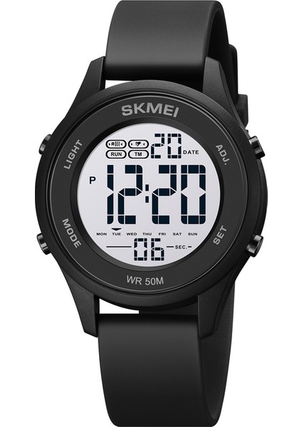 Stil 7 Skmei 1758 Sıcak Klasik Moda Marka Abs Durumda Kauçuk Kayış Özel Tasarım Adam Bilek Dijital Saat (Yurt Dışından)