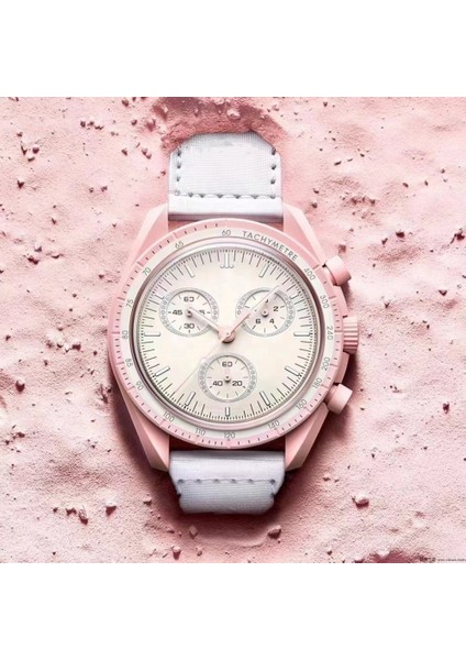 Kahverengi Çift Quartz Saat Yeni Orijinal Marka Sevgili Saati Çok Fonksiyonlu Moda Iş Su Geçirmez Kronograf Quartz Saat 2023 Sıcak Stil (Yurt Dışından)