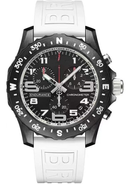 Beyaz 24.5X4X1.2 Yeni Erkek Volanlı Saat Iş Moda Spor Kuvars Izle (Yurt Dışından)
