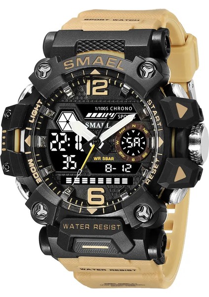 H Smael 8072 Spor Smael 8072 En Çok Satan 2023 G-Watch Stil Saat Fabrikası Oem&odm Sport Chrono Çift Analog Erkek Tarzı Dijital Saatler (Yurt Dışından)