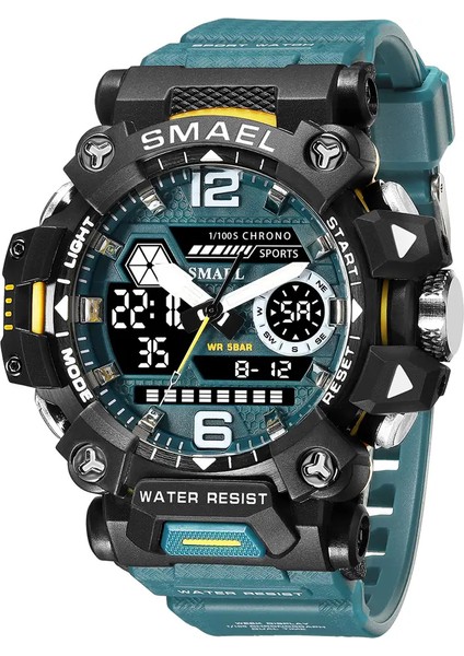 H Smael 8072 Spor Smael 8072 En Çok Satan 2023 G-Watch Stil Saat Fabrikası Oem&odm Sport Chrono Çift Analog Erkek Tarzı Dijital Saatler (Yurt Dışından)