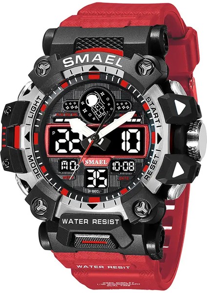 H Smael 8072 Spor Smael 8072 En Çok Satan 2023 G-Watch Stil Saat Fabrikası Oem&odm Sport Chrono Çift Analog Erkek Tarzı Dijital Saatler (Yurt Dışından)