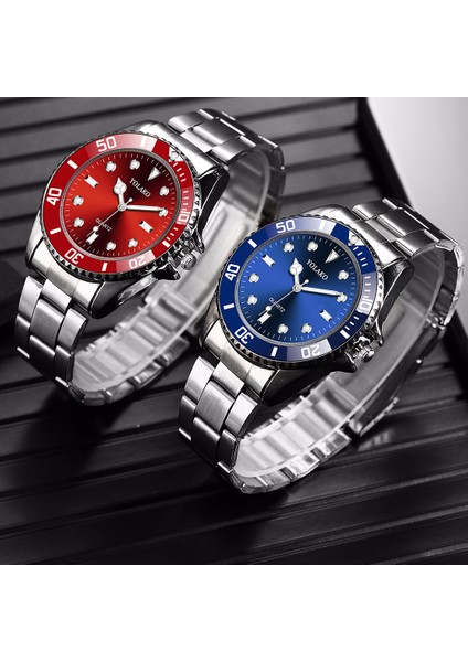Yeşil 10*10*10 Oem Tasarımcı Klasik Lüks Yok Takvim Çelik Bant Erkek Gündelik Saat Moda Trendi Izle (Yurt Dışından)