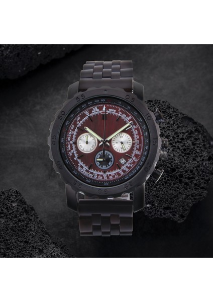 Yeni Designpure Ebony D8122 Üst Sınıf Erkek Ahşap Saatler Su Geçirmez Aydınlık Moda Günlük Spor Saatler Çok Fonksiyonlu Kuvars Saatler. (Yurt Dışından) fırsatları