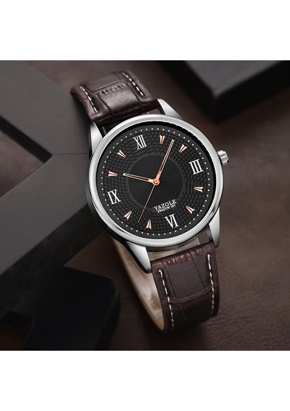 Stil 1 Yazole D 397 Sıcak Tasarım Relojes Erkek Kuvars Saatler Yeni Geliş Deri Kayışlar Erkek Izle Kaliteli Oem Bilek Saatleri Satışa (Yurt Dışından) indirimleri