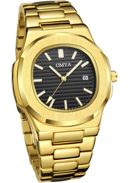 Gümüş-Mavi Moda Üst Marka Izle Adam Kare Yüz Erkekler Için Kuvars Saatler Çelik Bant Saatı Takvim ile Su Geçirmez Erkekler Için Izle (Yurt Dışından) fiyatları