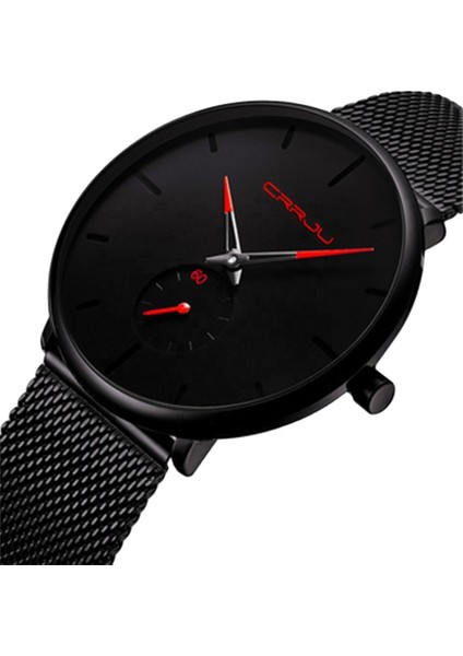 Bej Crrju 2150 Moda Erkek Saat Üst Marka Lüks Kuvars Izle Erkekler Rahat Ince Örgü Çelik Su Geçirmez Spor Saat Relogio Masculino (Yurt Dışından) modelleri