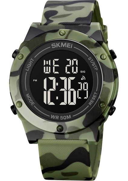 Ordu Yeşil Kamuflaj/beyaz Skmei Spor Saat Skmei 1772 Basit Saat Relogio Digital Deportivos Relojes Hombre Saat (Yurt Dışından) indirimleri
