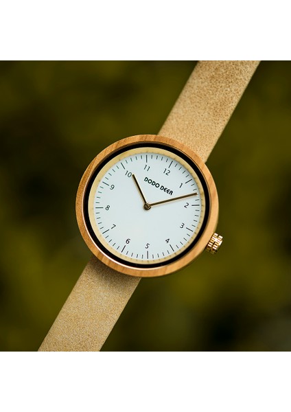 Kahverengi Kutusu ile 2022 Dodo Geyik Oem Kadın Kuvars Izle Montre Femme Bayanlar Için Hakiki Deri Ahşap Saatler (Yurt Dışından) fırsatları