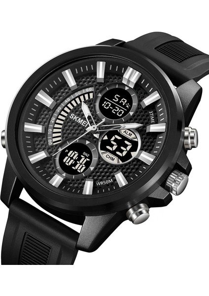 Siyah/siyah Moda Özel Izle Skmei 2235 Popüler Moda Erkek Saatler Bilek Relojes Dijital Saat Spor 3 Zaman Relojes Spor (Yurt Dışından)
