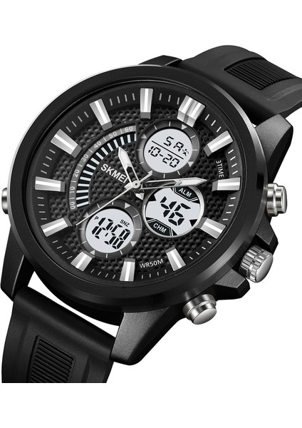 Siyah/siyah Moda Özel Izle Skmei 2235 Popüler Moda Erkek Saatler Bilek Relojes Dijital Saat Spor 3 Zaman Relojes Spor (Yurt Dışından)