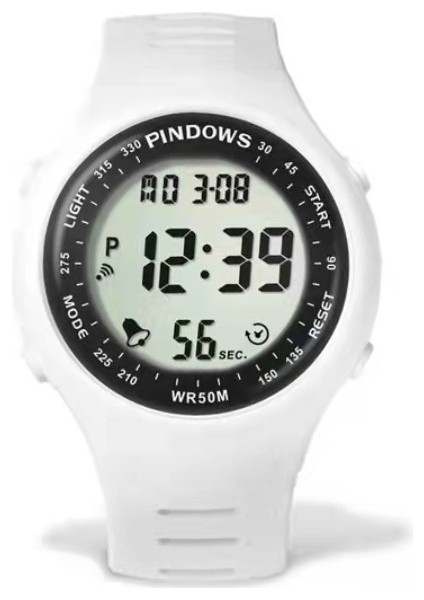PDS-8002-N4 Moda Pindows Kaliteli Fabrika Orijinal LED Dijital Silikon Çocuk Öğrenciler Erkekler Spor LED Saatler Üst Marka Erkekler Dijital Saat (Yurt Dışından)