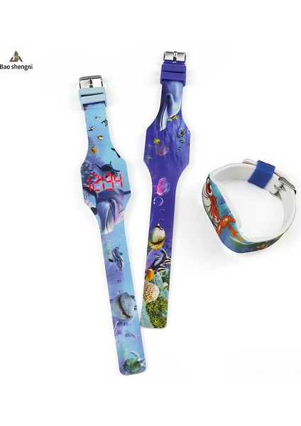 Stil 6 Moda/spor LED Silikon Izle Çocuk Dijital Spor Kol Saati Silikon Yumuşak Bant Bilezik Karikatür Moda Stil Erkekler Kızlar Için (Yurt Dışından) modelleri