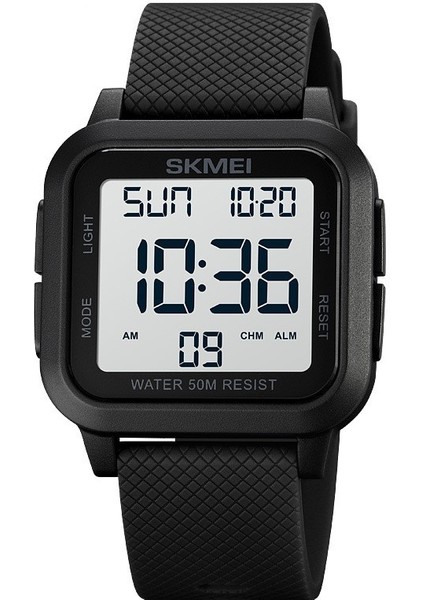 Stil 6 Moda Klasik Moda Marka Abs Vaka Kauçuk Kayış Özel Tasarım Adam Bilek Dijital Saat (Yurt Dışından)