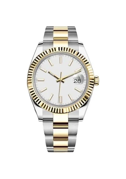 03 Yuvarlak Basit 3A Yüksek Kaliteli Paslanmaz Çelik Kayış, Tam Otomatik Mekanik Erkek Mekanik Saat, Erkeklere Hediye (Yurt Dışından) fiyatları