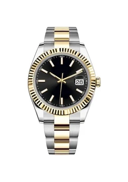 03 Yuvarlak Basit 3A Yüksek Kaliteli Paslanmaz Çelik Kayış, Tam Otomatik Mekanik Erkek Mekanik Saat, Erkeklere Hediye (Yurt Dışından) modelleri