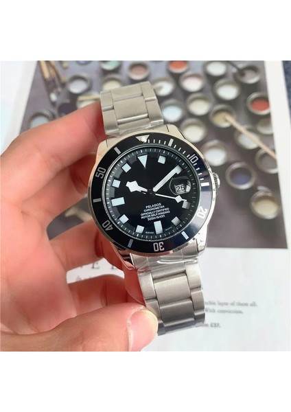 03 Yuvarlak Erkek Tam Otomatik Mekanik Lüks Basit Moda Yüksek Kaliteli Erkek Moda Zamanlama Mekanik Saat (Yurt Dışından) fiyatları