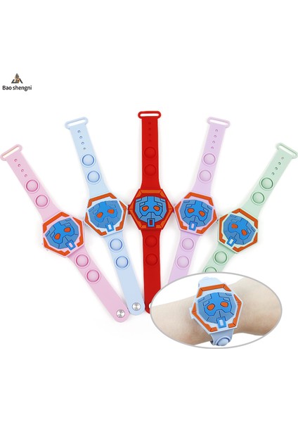 Gül Kırmızı Karikatür ve Sevimli Odm Özel Moda Bilek Saatler LED Çocuklar Dijital Silikon Kayış Pop Izle Çocuk (Yurt Dışından) fiyatları