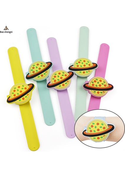 Renk 07 Sevimli, Moda Gezegen Moda Flap Silikon Yapış Izle Çocuklar Için LED Dijital Saat Karikatür Öğrenci Bilek Izle (Yurt Dışından)
