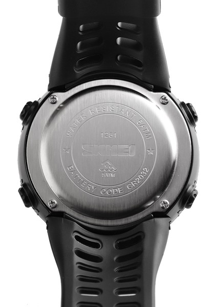 Kahverengi/altın-Siyah Dijital Saat Reloj Digital Skmei 1251 Dijital Saatler Relojes Para Hombres Erkekler Için Spor Saatleri (Yurt Dışından)