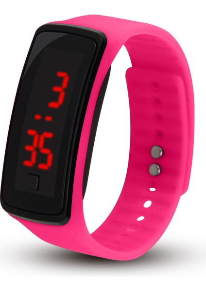 11 Çocuk Izle Öğrencinin Ikinci Nesil El Halkası LED Elektronik Saat Dijital Silikon Elektronik Saat Çocuk Saati Spor (Yurt Dışından)