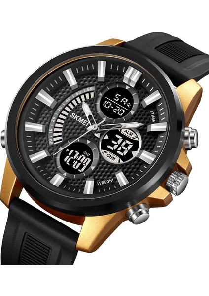 Altın/siyah Moda Özel Izle Skmei 2235 Popüler Moda Erkek Saatler Bilek Relojes Dijital Saat Spor 3 Zaman Relojes Spor (Yurt Dışından)