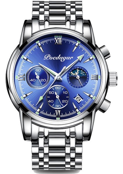 Stil 4 Hiçbir Iş Klasik Oem Adam Kuvars Paslanmaz Çelik Saatler Spor Suya Dayanıklı Lüks Kuvars Saatler Mekanik Erkek Izle (Yurt Dışından)