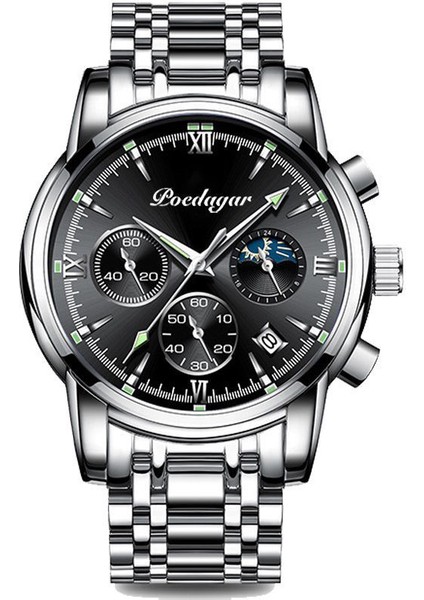 Stil 4 Hiçbir Iş Klasik Oem Adam Kuvars Paslanmaz Çelik Saatler Spor Suya Dayanıklı Lüks Kuvars Saatler Mekanik Erkek Izle (Yurt Dışından)