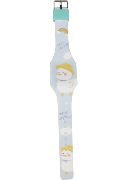 Stil 5 Karikatür/spor 2023 Yeni Karikatür Çocuk Dijital Saat LED Silikon Çocuk Renkli Baskı Izle Özel Açık Hava Spor Saati (Yurt Dışından)