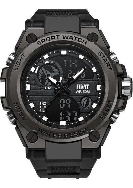 Mavi Erkekler Izle Lüks Set Moda Bilek Izle Erkekler Bilek Relojes Dijital Spor Izle, Boys Altın Renkli Ikili Zamanlı Çocuklar Dijital Saatler (Yurt Dışından)