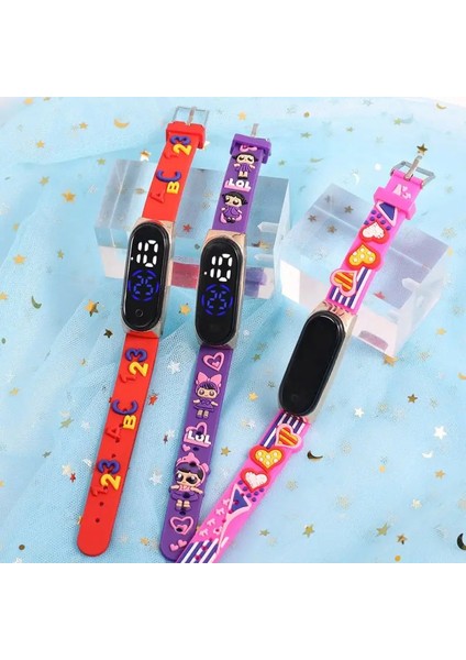 Stil 3 Karikatür Yeni Çocuk 3D Karikatür Hayvanlar Izle LED Saatler Çocuklar Bilezik Çocuk Çocuk Dokunmatik Ekran Reloj Dijital Saat (Yurt Dışından) indirimleri