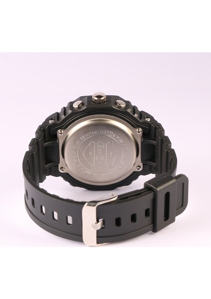 Erkekler Için Kırmızı Moda Dijital Saat Analog Dijital Lüks Kauçuk Spor Saat (Yurt Dışından)