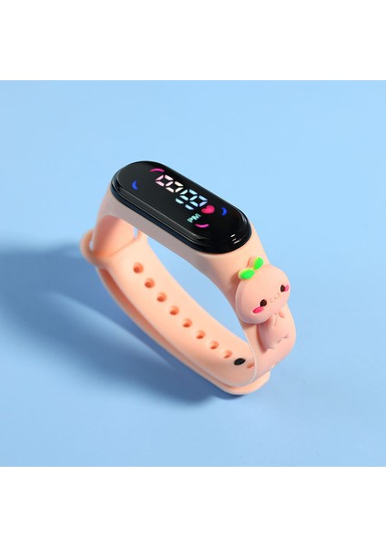 20 M7 Renkli Işık Orucu 2022 Moda Karikatür Dokunmatik Bebek Izle Özelleştirilmiş Hayvan Tasarımı Retro Wrap Bilezik Çocuklar Su Geçirmez Dijital LED Izle Çocuklar LED (Yurt Dışından)