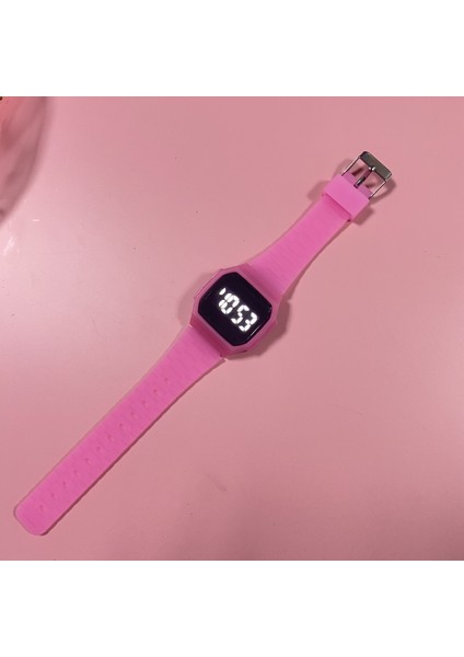 Stil 5 Stok Plastik Malzeme Çocuk Bilek Saatleri Çocuklar Beyaz Işık Haneli Ekran Dokunmatik LED Çocuklar Dijital Saat (Yurt Dışından)