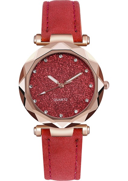 Pembe Deri Bant Kadın Kemer Kadın Moda Renkli Ultra-Ince Deri Izle Taklidi Analog Kuvars Izle Bayanlar Izle (Yurt Dışından) fırsatları