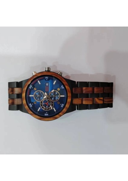 Abanoz Kırmızı Sandal Ağacı Moda Kunhuang Ahşap Izle Adam Çok Fonksiyonlu Moda Saat Kronograf Saat Bilek Izle Aydınlık Spor Kuvars Kol Saati (Yurt Dışından) indirimleri