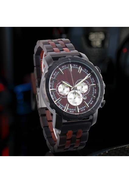 Shuangpin Tasarım Abanoz Zebra D8135 Yeni Erkek Kuvars Ahşap Izle Iş Çok Fonksiyonlu Aydınlık Kuvars Izle Büyük Kadran Ahşap Izle (Yurt Dışından) indirimleri