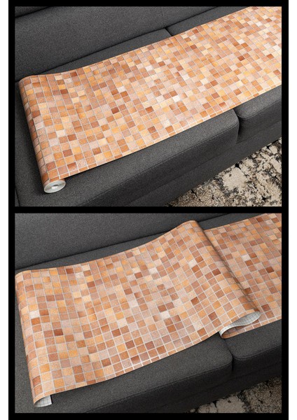 Desenli Kendiliginden Yapışkanlı Kaplama Folyosu 67 Cm X 2 Metre