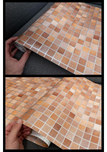 Desenli Kendiliginden Yapışkanlı Kaplama Folyosu 67 Cm X 2 Metre