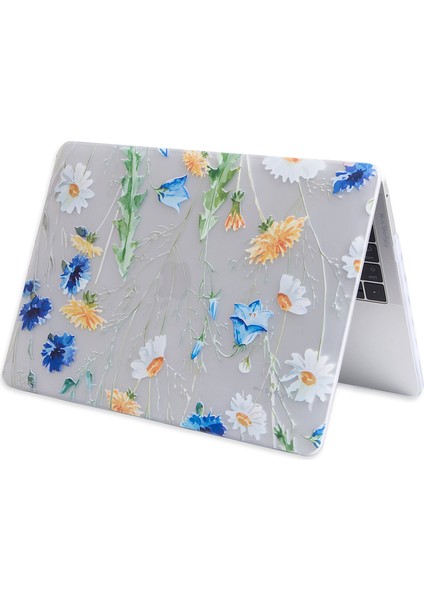 Macbook Air M1 Kılıf 13inç A1932 A2179 A2337 ile Uyumlu Flower01NL