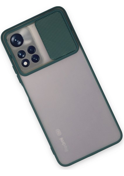 Xiaomi Redmi Note 11 Pro Plus 5g Kılıf Palm Buzlu Kamera Sürgülü Silikon - Yeşil 300099 modelleri