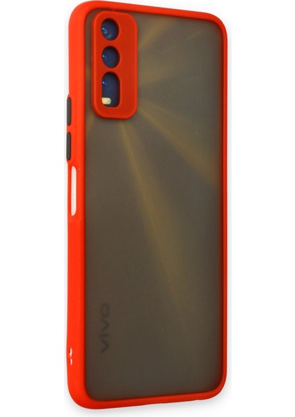 Vivo Y20 Kılıf Montreal Silikon Kapak - Kırmızı 300099 modelleri