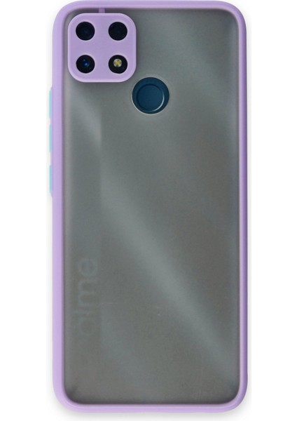 Realme C25S Kılıf Montreal Silikon Kapak - Mor 300099